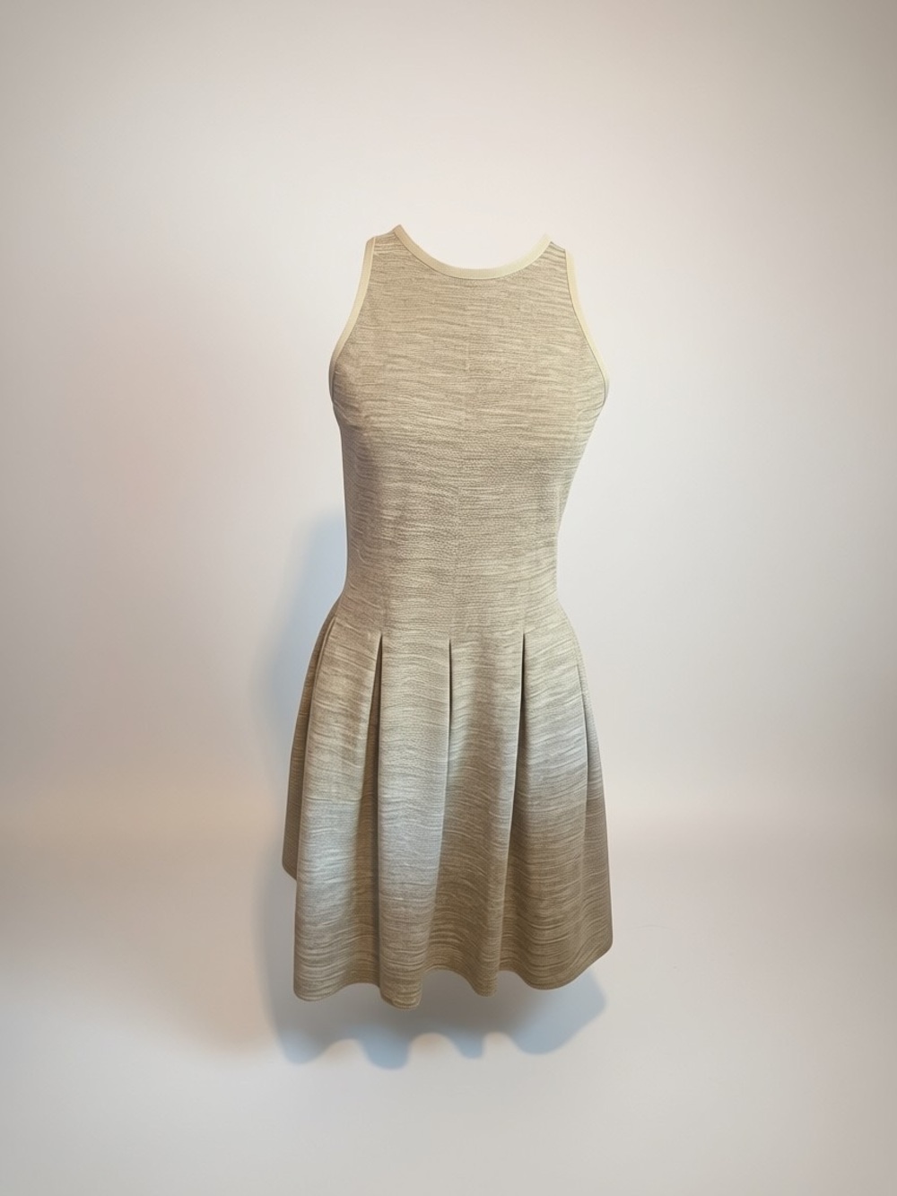 Lululemon Here To There Silver Spoon Dress Sleeveless Rare Zip Back Size 6